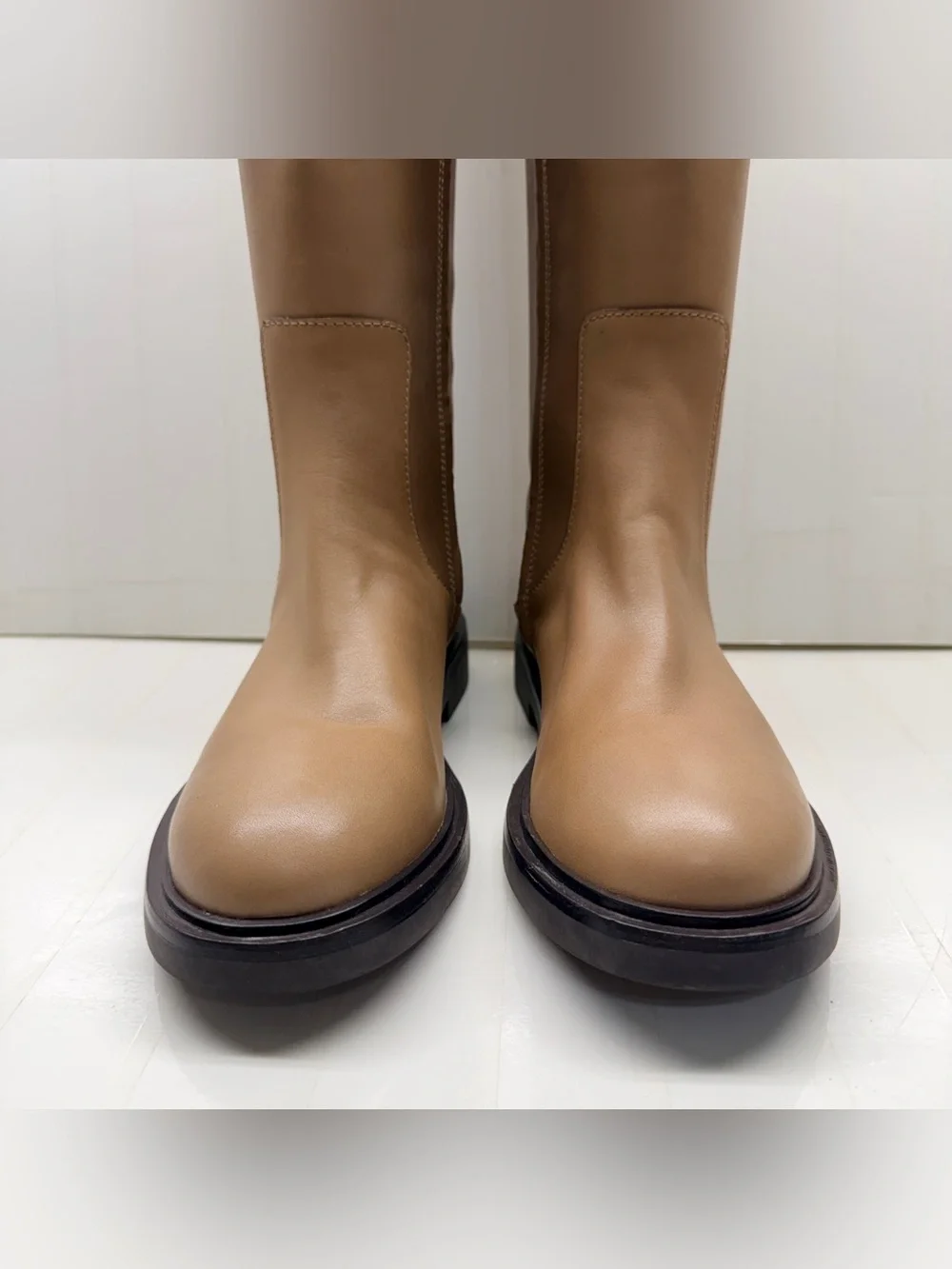 NEW Tory Burch Double T Utility Boots, Size 6.5